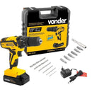 Parafusadeira e Furadeira a Bateria 12V Lítio Bivolt Vonder